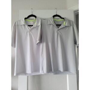 Two Skailz Fishing Shirts Polo Style Size Small‎